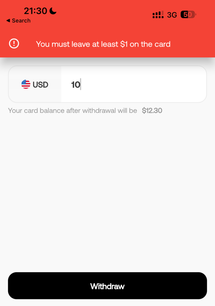 Payday app issues
